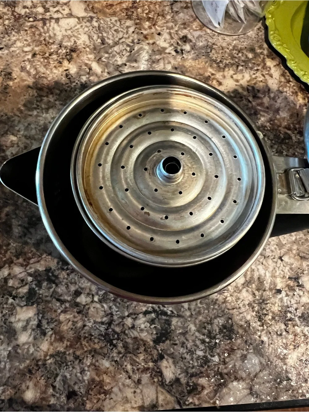 Stanley Stainless Steel Percolator Pot 
 with Black Cool Grip Handle - Picture 3 of 6